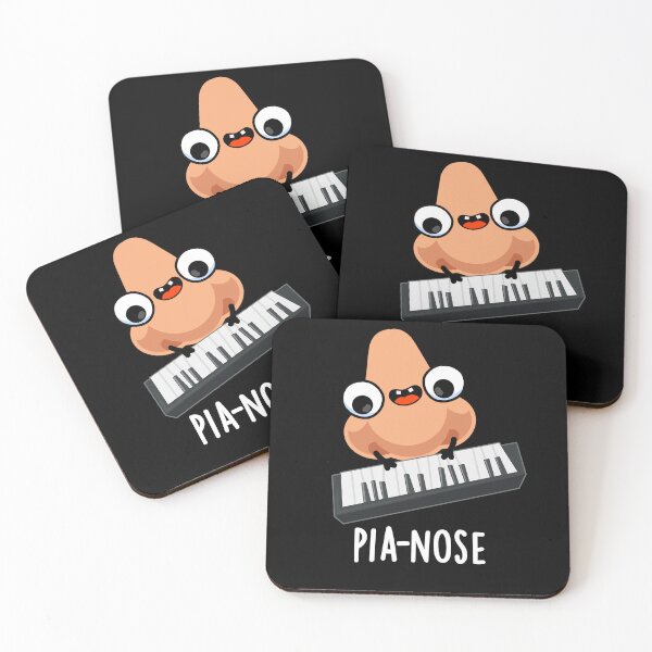 Item preview, Pianose Funny Piano Puns (Dark BG) designed and sold by punnybone.