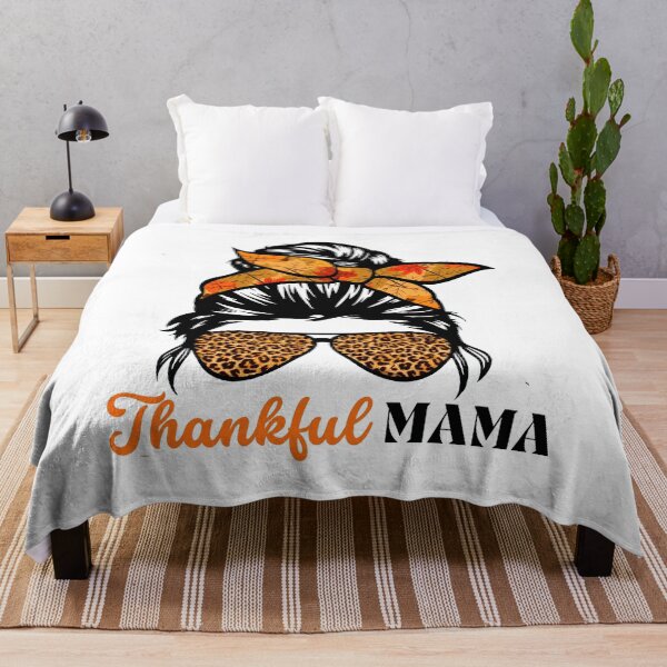 Item preview, Thankful Mama | Gratitude | Thanksgiving Quote designed and sold by kash1mera.