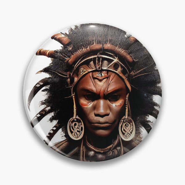 Item preview, African zuni doll warrior designed and sold by Hoity-Toity.