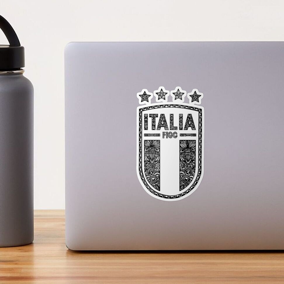 Roma AS Italy Football Vinyl Decal - 12x6 Inch Soccer Team Sticker For Cars & Windows