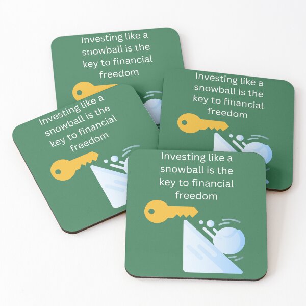 Item preview, Investing like a snowball is the key to financial freedom  designed and sold by UpcomingTech.