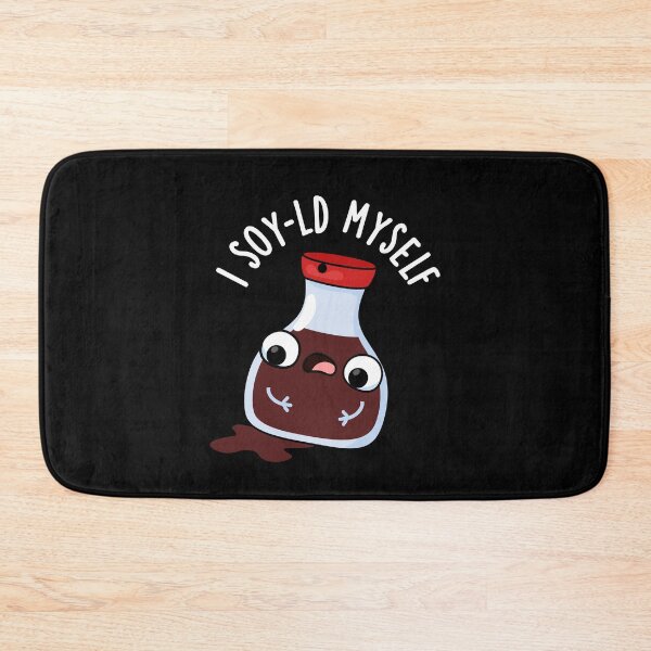 Item preview, I Soy-ld Myself Funny Soy Sauce Puns (Dark BG) designed and sold by punnybone.