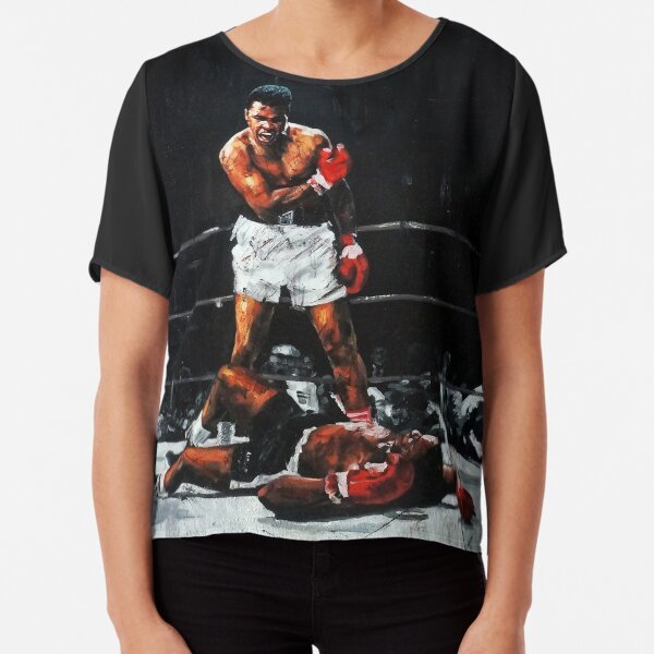 Muhammad Ali Knocks Out Sonny Liston Chiffon Top