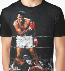 Muhammad Ali Knocks Out Sonny Liston Graphic T-Shirt