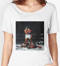 Muhammad Ali verprügelt Sonny Liston Loose Fit T-Shirt