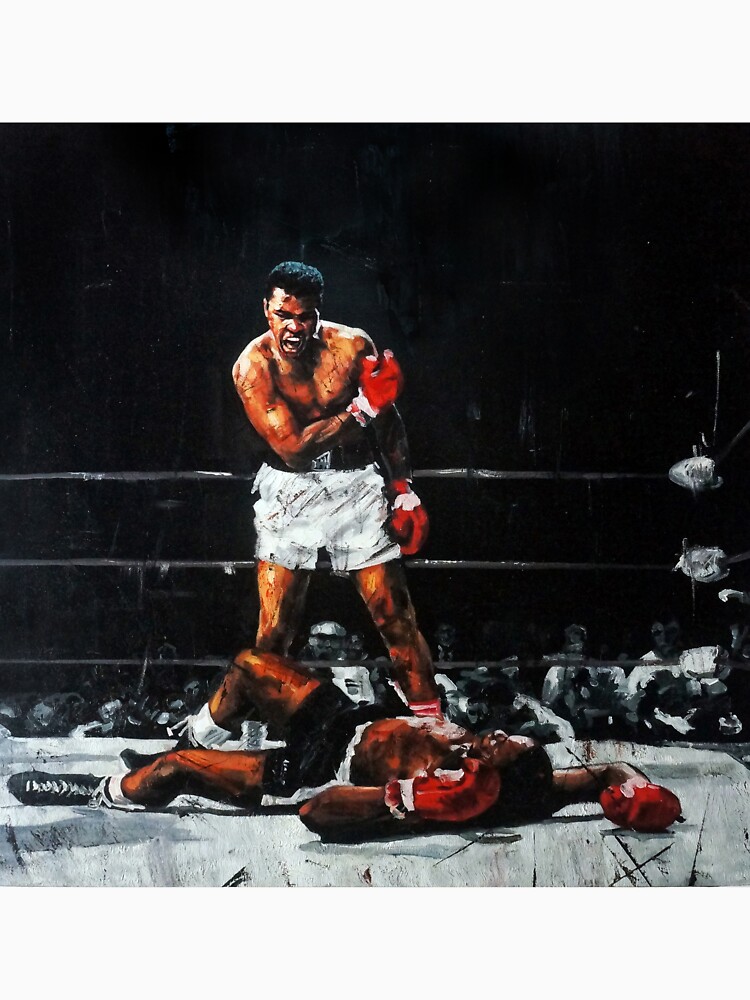 Muhammad Ali Knocks Out Sonny Liston by artkeepsake