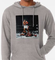 Muhammad Ali Knocks Out Sonny Liston Lightweight Hoodie