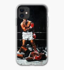 Muhammad Ali Knocks Out Sonny Liston iPhone Case