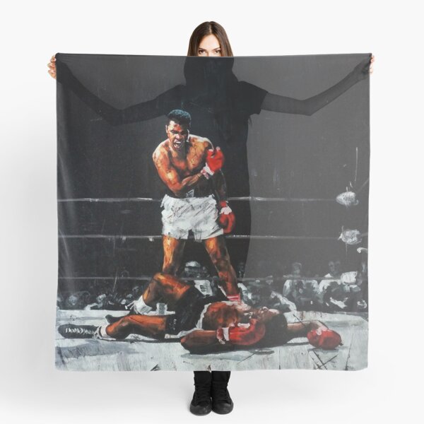 Muhammad Ali Knocks Out Sonny Liston Scarf