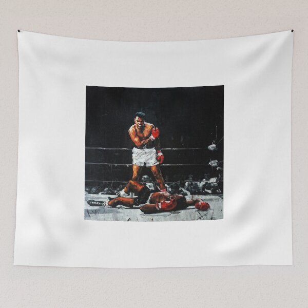 Aperçu de l'œuvre Muhammad Ali détruit Sonny Liston créée et vendue par artkeepsake.