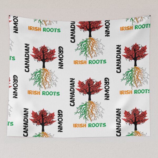 Item preview, Canadian Grown Irish Roots, Proud To Be Irish designed and sold by SportyDogShop.