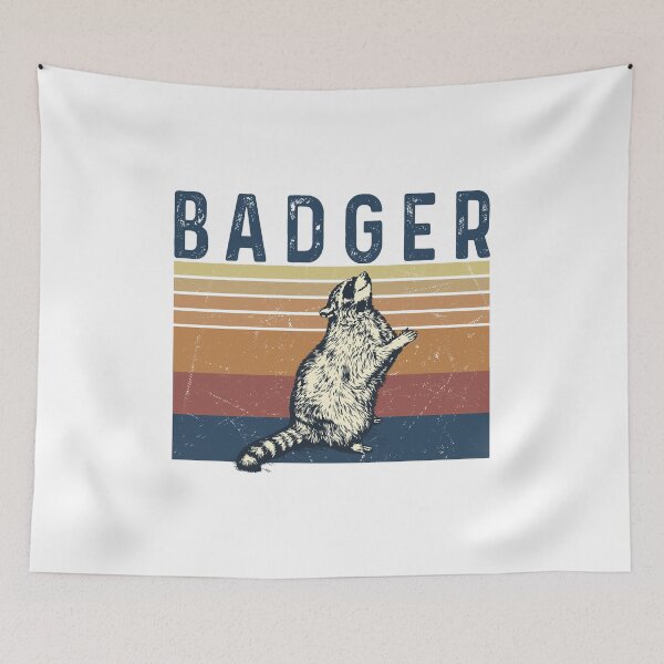 Item preview, Badger Retro designed and sold by OttilieJacon.