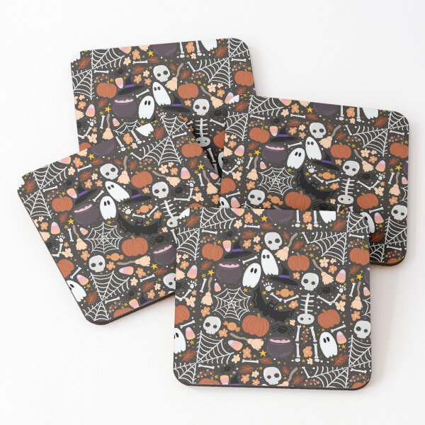 Item preview, Halloween Floral Pattern  designed and sold by Sydie Studio.