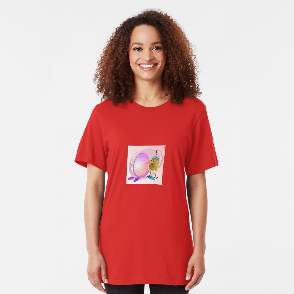 Two Scrambled Eggs - EGGsuberant Slim Fit T-Shirt