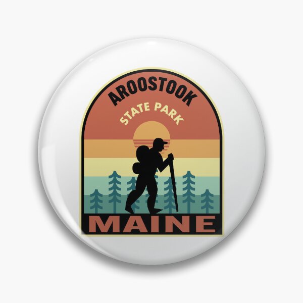 Item preview, Aroostook State Park Maine Retro Hiking designed and sold by HalpinDesign.