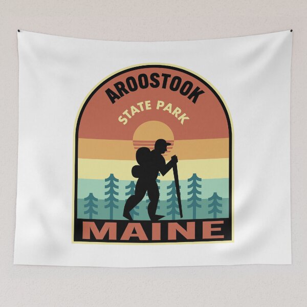 Item preview, Aroostook State Park Maine Retro Hiking designed and sold by HalpinDesign.