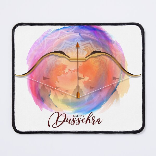 Item preview, Happy Festival Dussehra - Indian Holiday Vijayadashami Dasara designed and sold by DAC-Art.