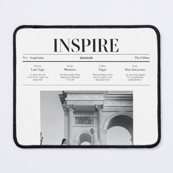 Item preview, Fake Magazine Cover "Inspire" — Graphic Poster designed and sold by Xira-X.