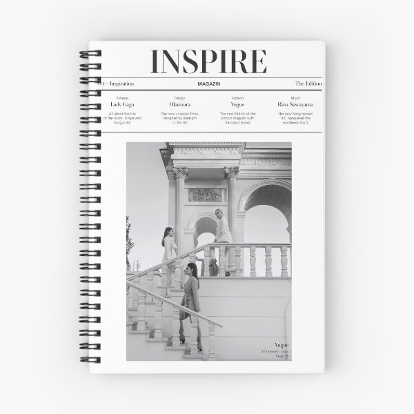 Item preview, Fake Magazine Cover "Inspire" — Graphic Poster designed and sold by Xira-X.
