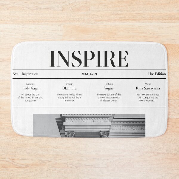 Item preview, Fake Magazine Cover "Inspire" — Graphic Poster designed and sold by Xira-X.