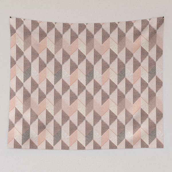 Item preview, Beige-brown textured geometric background. designed and sold by marinaklykva.