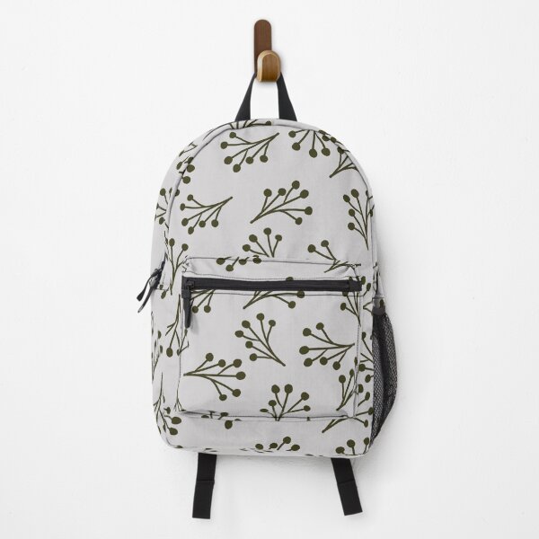 Item preview, Flower bud design, seamless pattern, quill gray designed and sold by LishiArts.