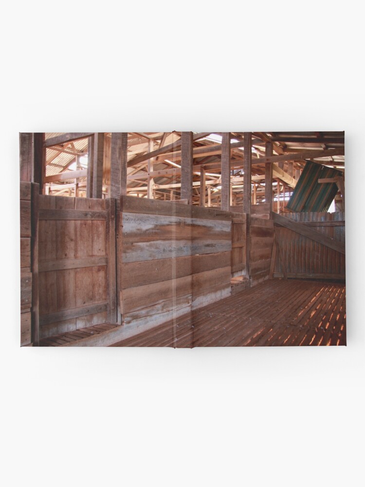 Alternate view of Shearing shed - holding pen Hardcover Journal