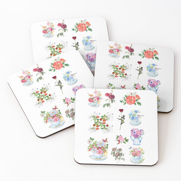 Item preview, Flowers various floral designs in one beautiful set designed and sold by Silva-Sol.