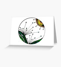 Plant Burst Greeting Card