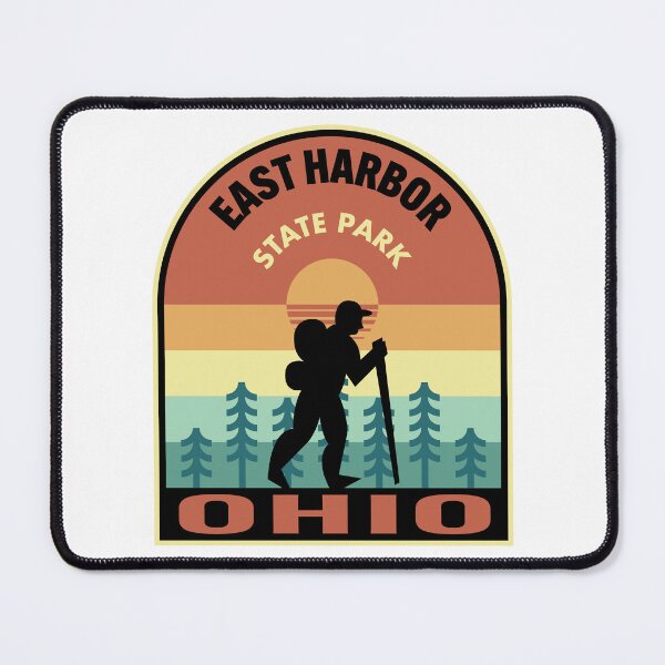 Item preview, East Harbor State Park Ohio Retro Hiking designed and sold by HalpinDesign.