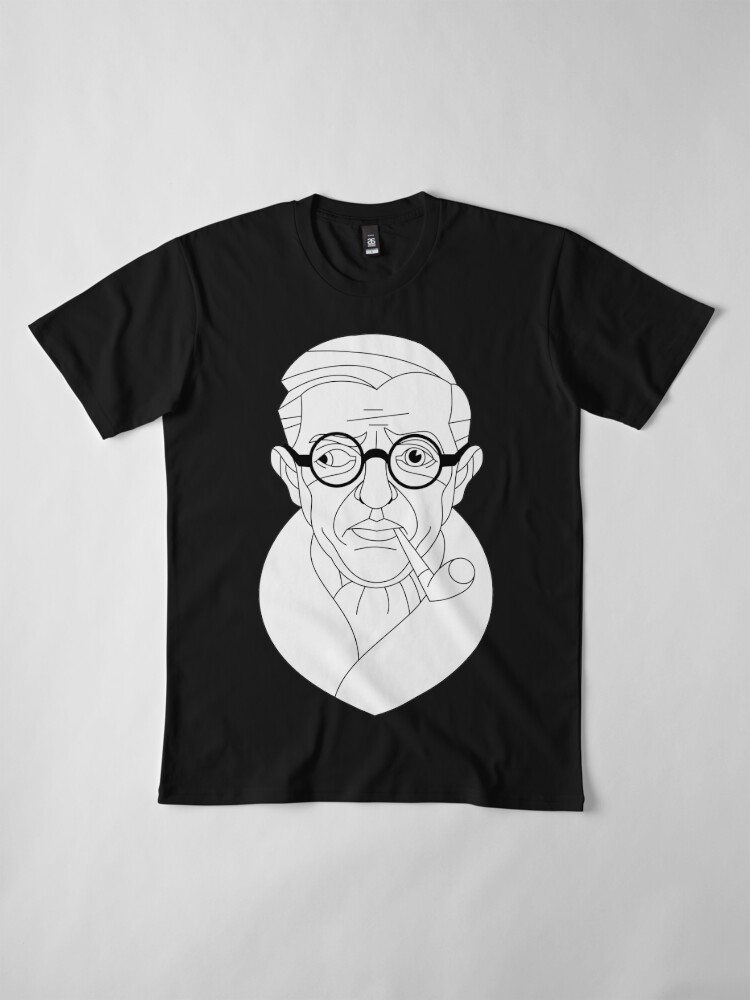 Jean-Paul Sartre | Premium T-Shirt