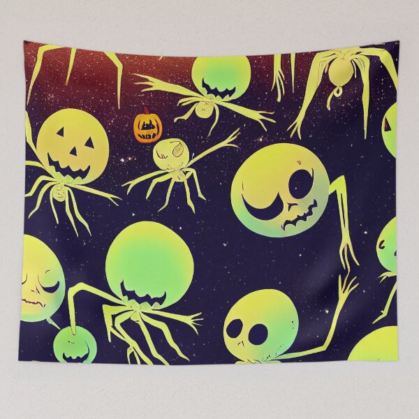 Aperçu de l'œuvre Spider Halloween créée et vendue par ComicsFactory.