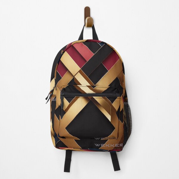 Item preview, Abstract Diagonals Red, Gold & Black designed and sold by Stanley de Wekker.