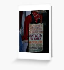 18 or Older Greeting Card