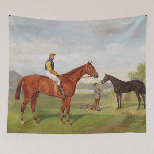 Item preview, Áruló and Komámasszony | Emil Adam | 1898 Horse Racing Art designed and sold by CJET.