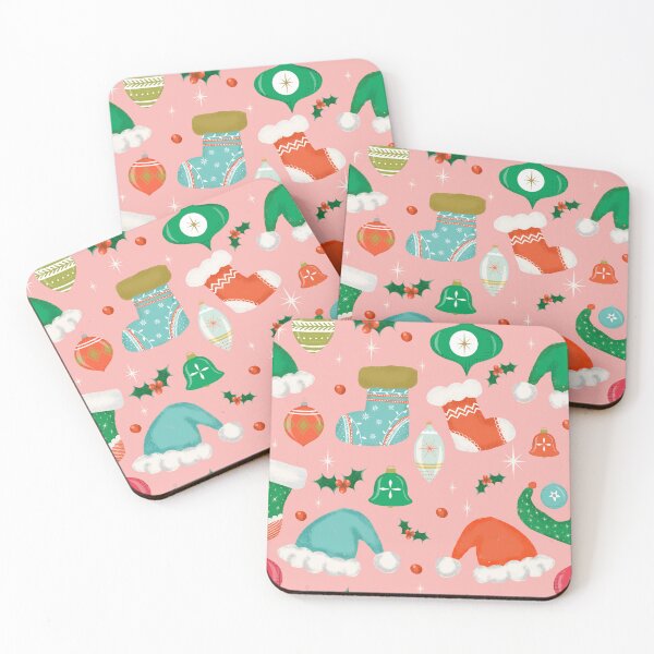 Item preview, Christmas Merry and Bright Pink-Stockings  designed and sold by susycosta.