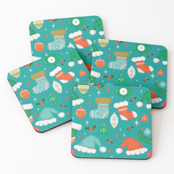 Item preview, Christmas Merry and Bright Teal-Stockings  designed and sold by susycosta.
