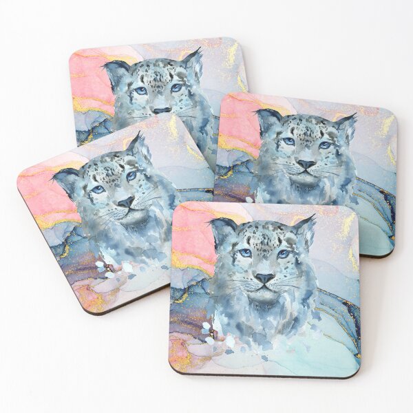Item preview, Painted Snow Leopard designed and sold by Lylabean22.