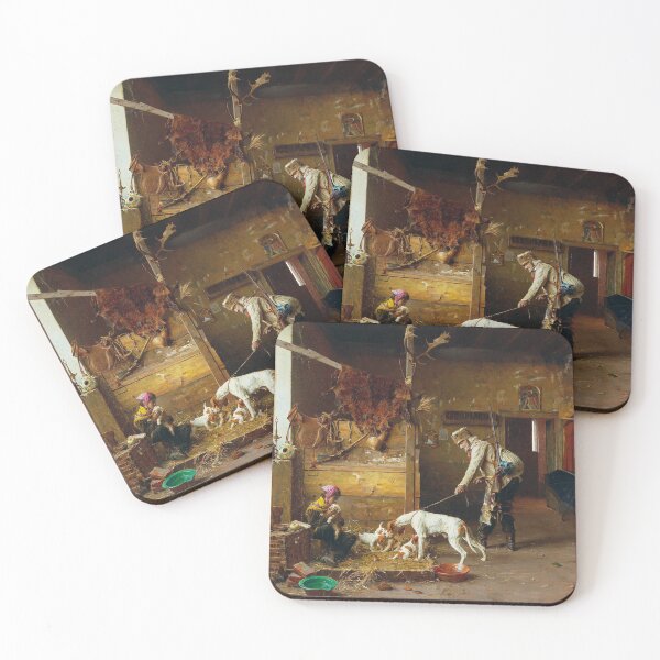 Item preview, Off to the Hunt | Giovanni Battista Quadrone | 1887 Hunting Art designed and sold by CJET.