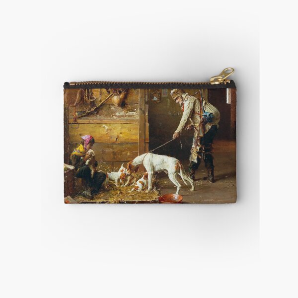 Item preview, Off to the Hunt | Giovanni Battista Quadrone | 1887 Hunting Art designed and sold by CJET.