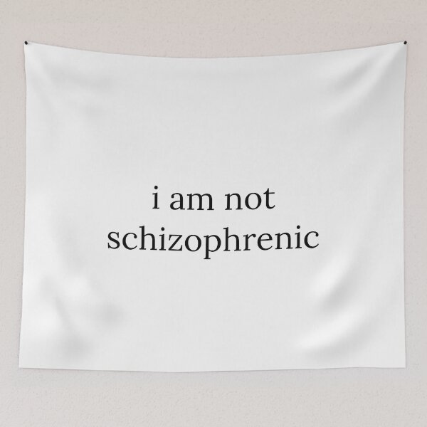 Item preview, i am not schizo designed and sold by TipsyTees-net.