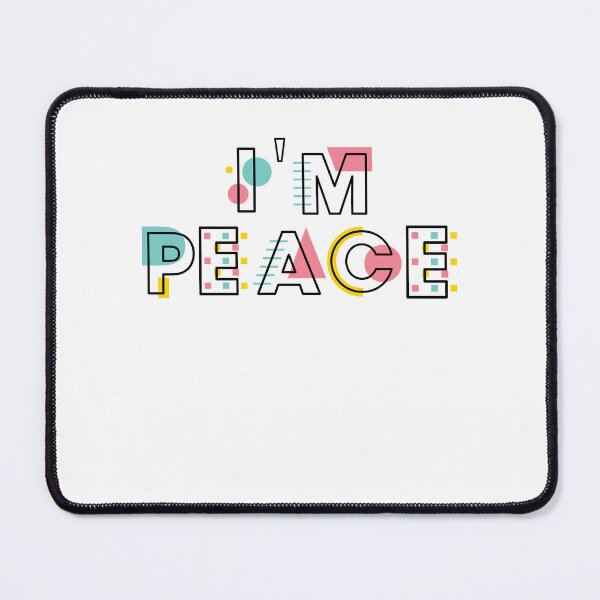 Item preview, I'm Peace I Come In Peace Colorful Funny Matching Couples  designed and sold by clothesy7.
