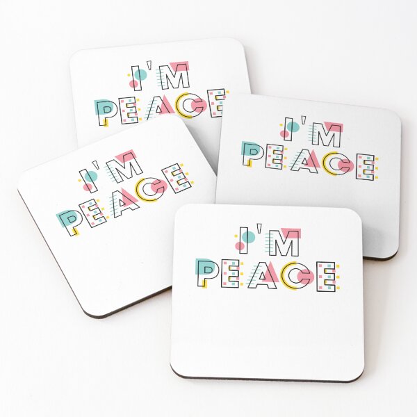 Item preview, I'm Peace I Come In Peace Colorful Funny Matching Couples  designed and sold by clothesy7.