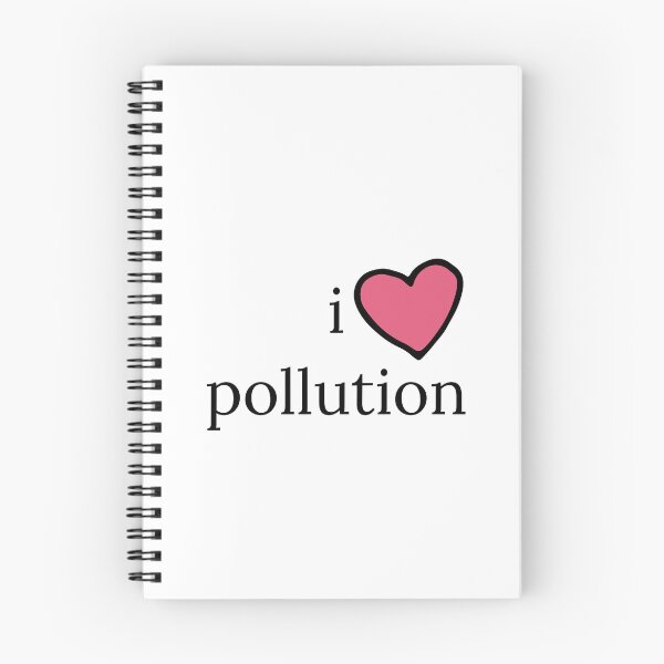 Item preview, i love pollution designed and sold by TipsyTees-net.