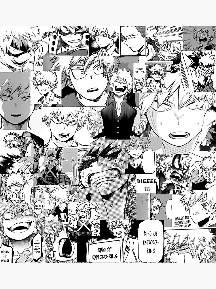 Bakugou Katsuki Collage Premium Matte Vertical Poster Sold By Benjamin