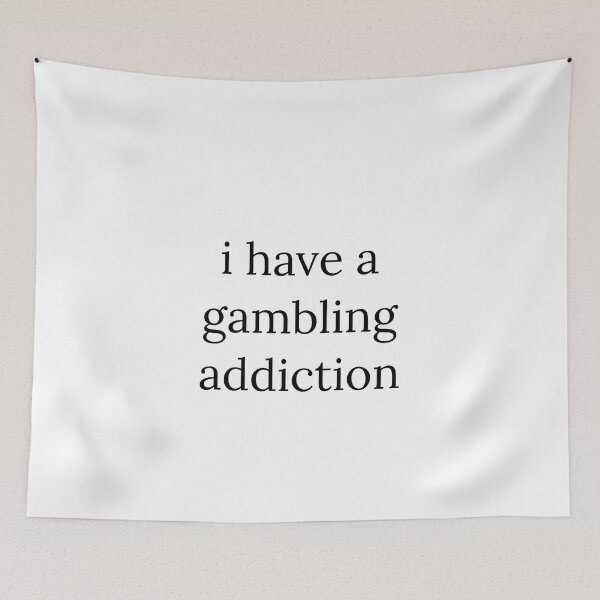 Item preview, gambling addiction designed and sold by TipsyTees-net.