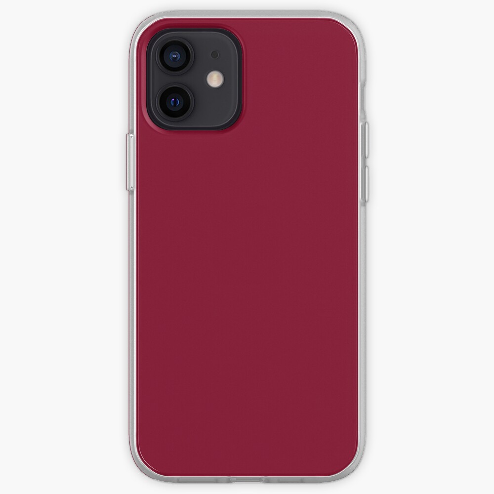 "Burgundy Red" iPhone Case & Cover by SolidColors Redbubble