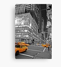 NYC Yellow Cabs Lehman Brothers Canvas Print