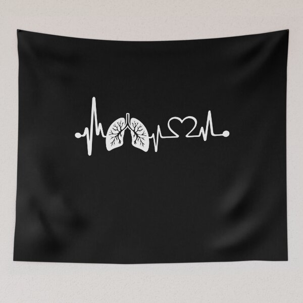 Item preview, Heartbeat Lung Lung Cancer Cancer designed and sold by MooonTees.