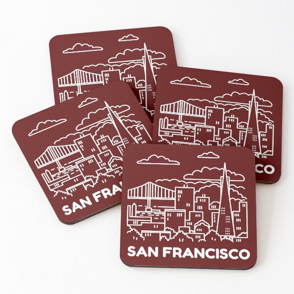 Item preview, San Francisco Silhouette designed and sold by 4CoolKats.